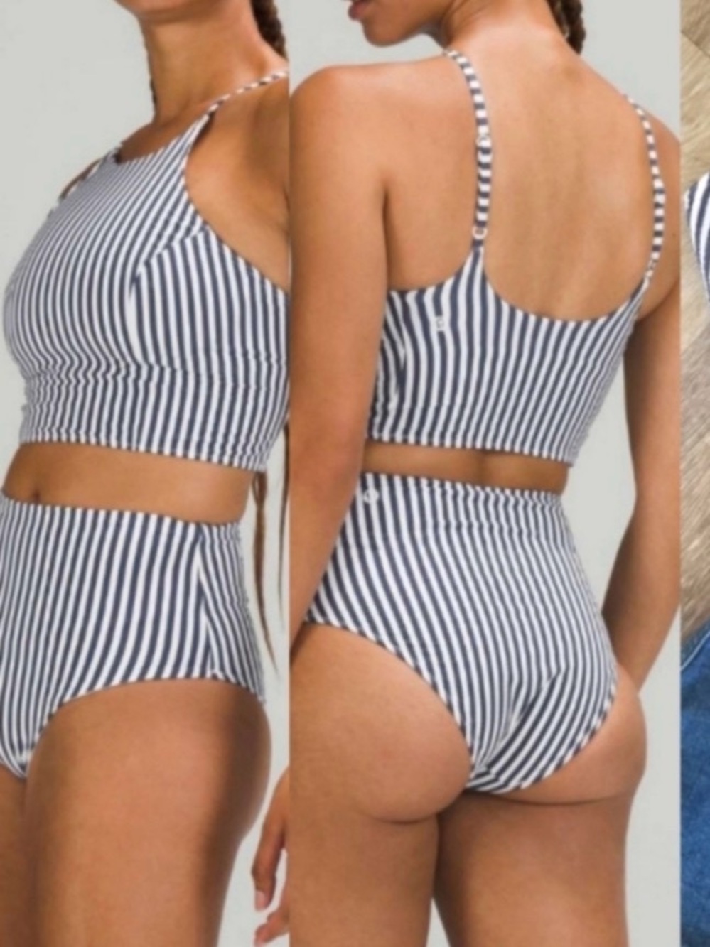 lululemon athletica Black Ribbed Two-Piece Swim Set - Picture 9 of 9
